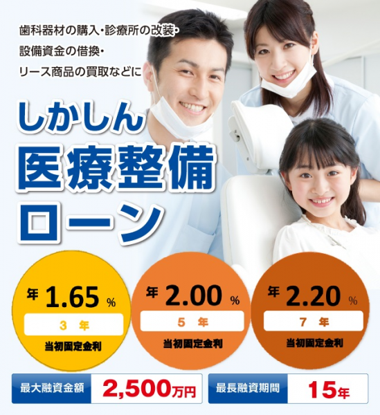 しかしんの医療整備ローン